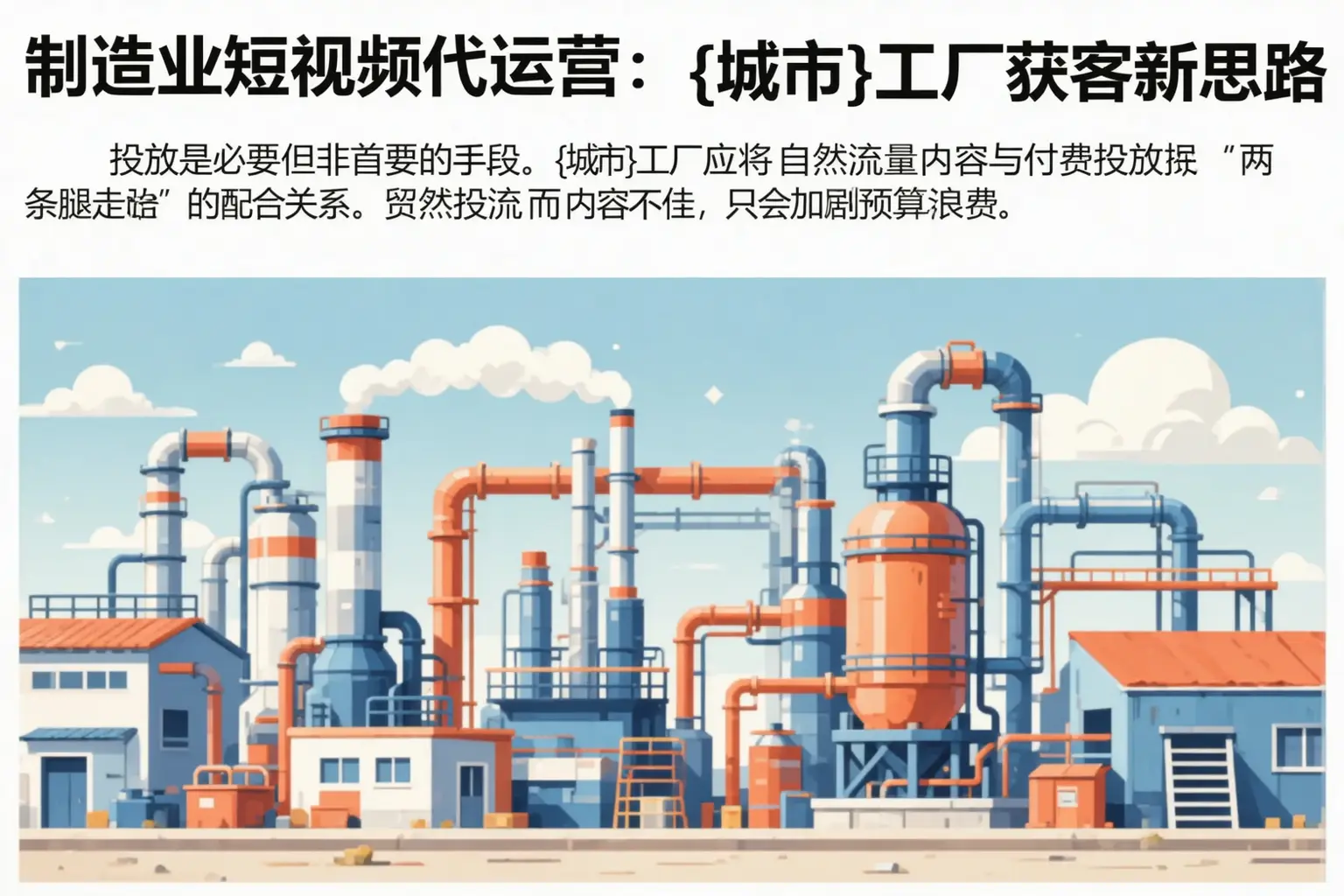 制造业短视频代运营:新密工厂获客新思路